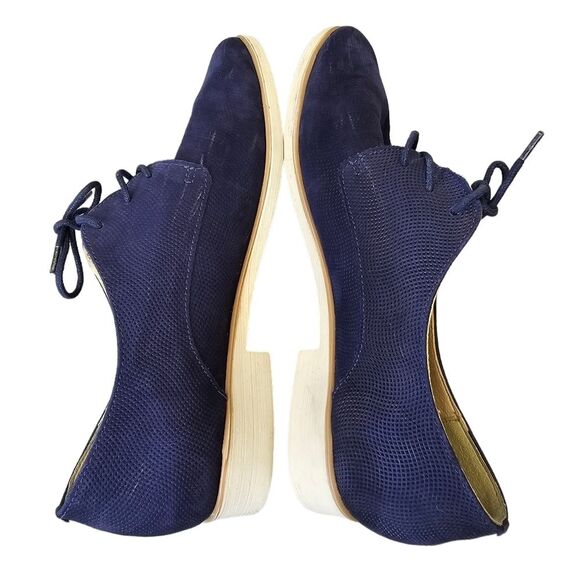 Chelsea Crew Women's Black Label Buck Blue Oxford Loafer Shoes EU 39 / US 8 - Picture 5 of 15